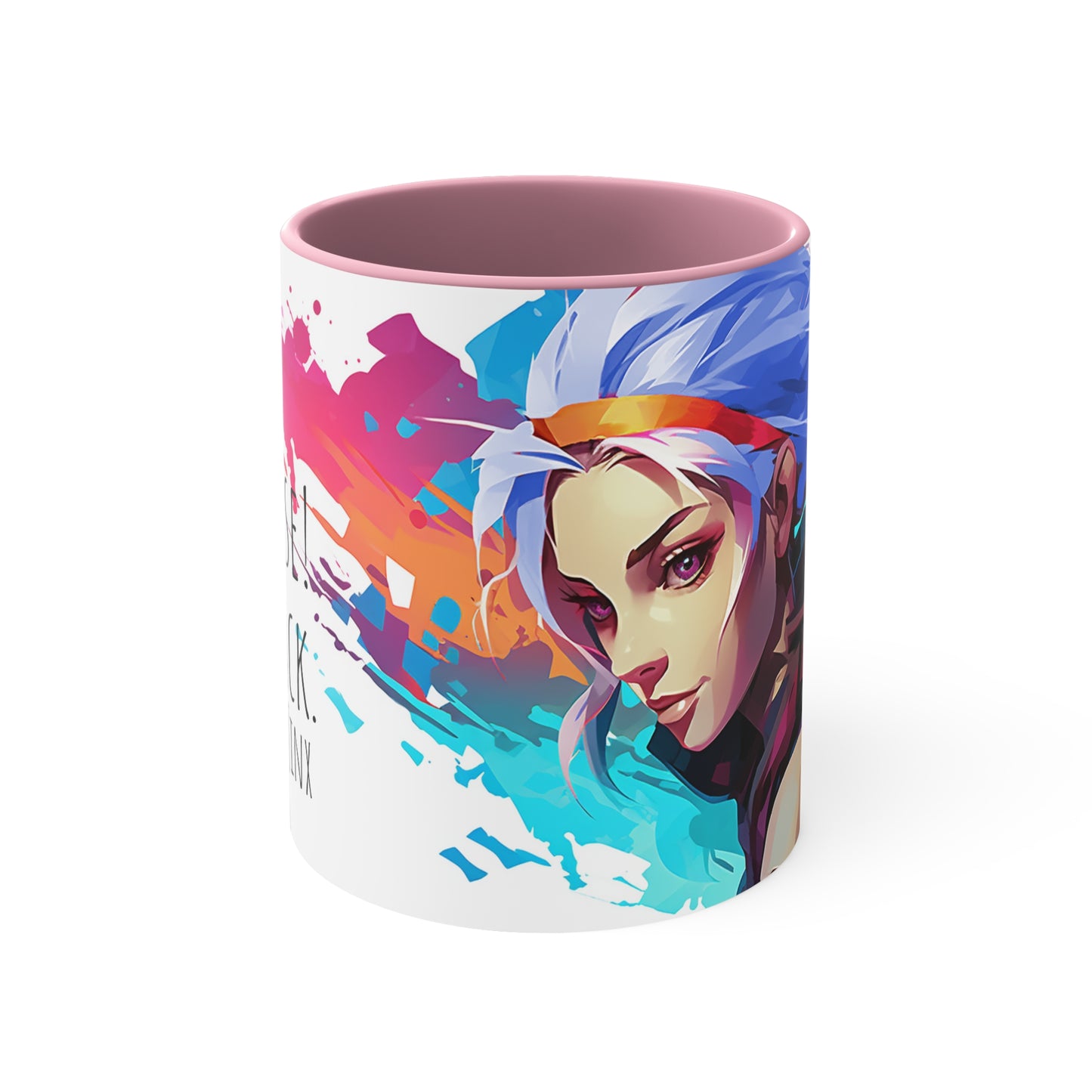 Jinx League of Legends / Arcane Mug - Embrace Chaos with 'Surprise! I'm back.'