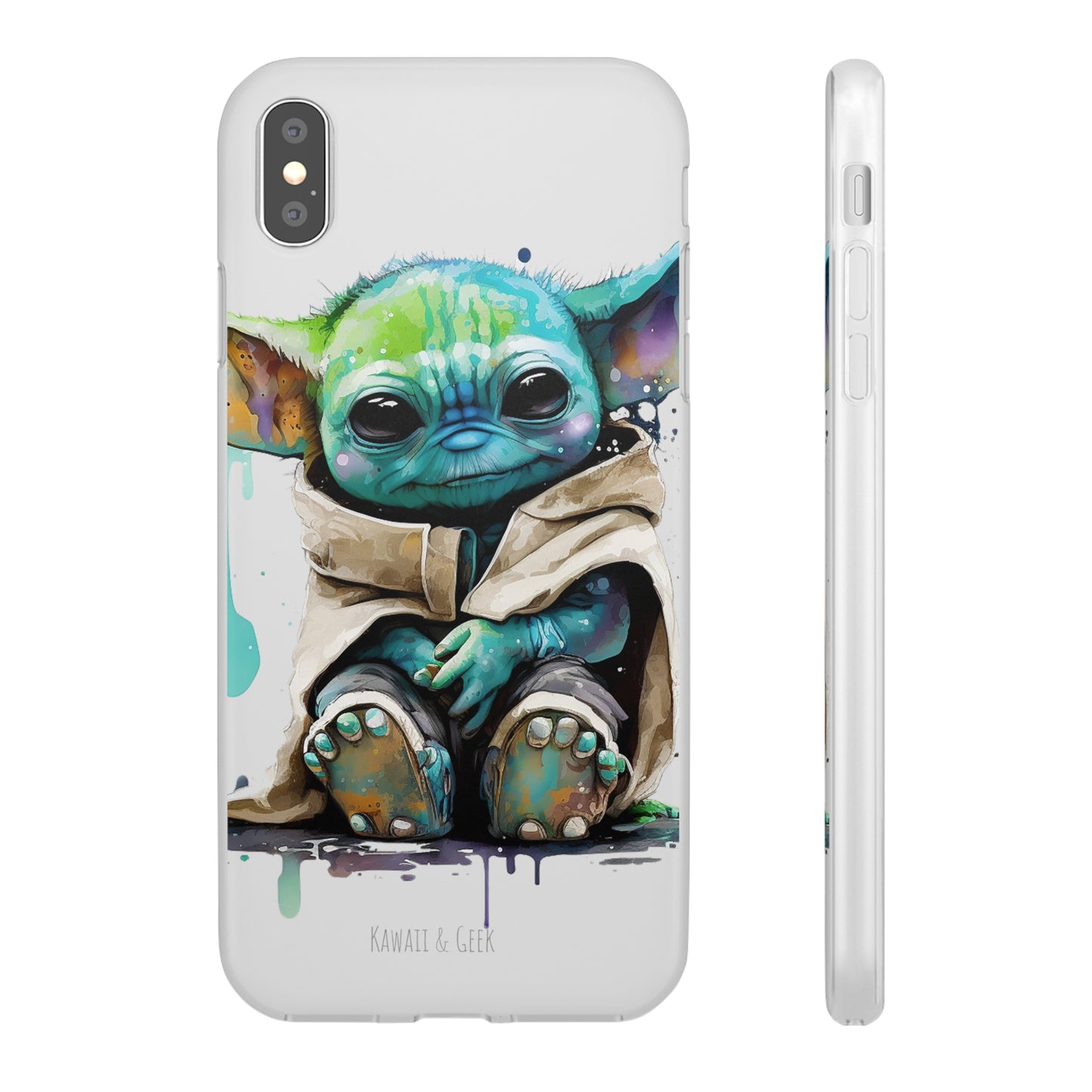 Baby Yoda Grogu flexi Phone Case - Add Some Adorable and Artistic Style to Your Smartphone - The Mandalorian - Star Wars