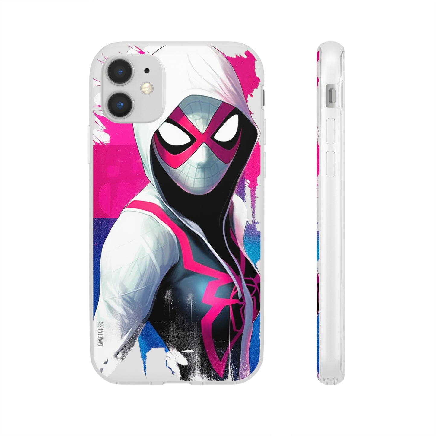 Spider Gwen in Flexi Phone Case - Add Some Colorful and Heroic Style to Your Phone