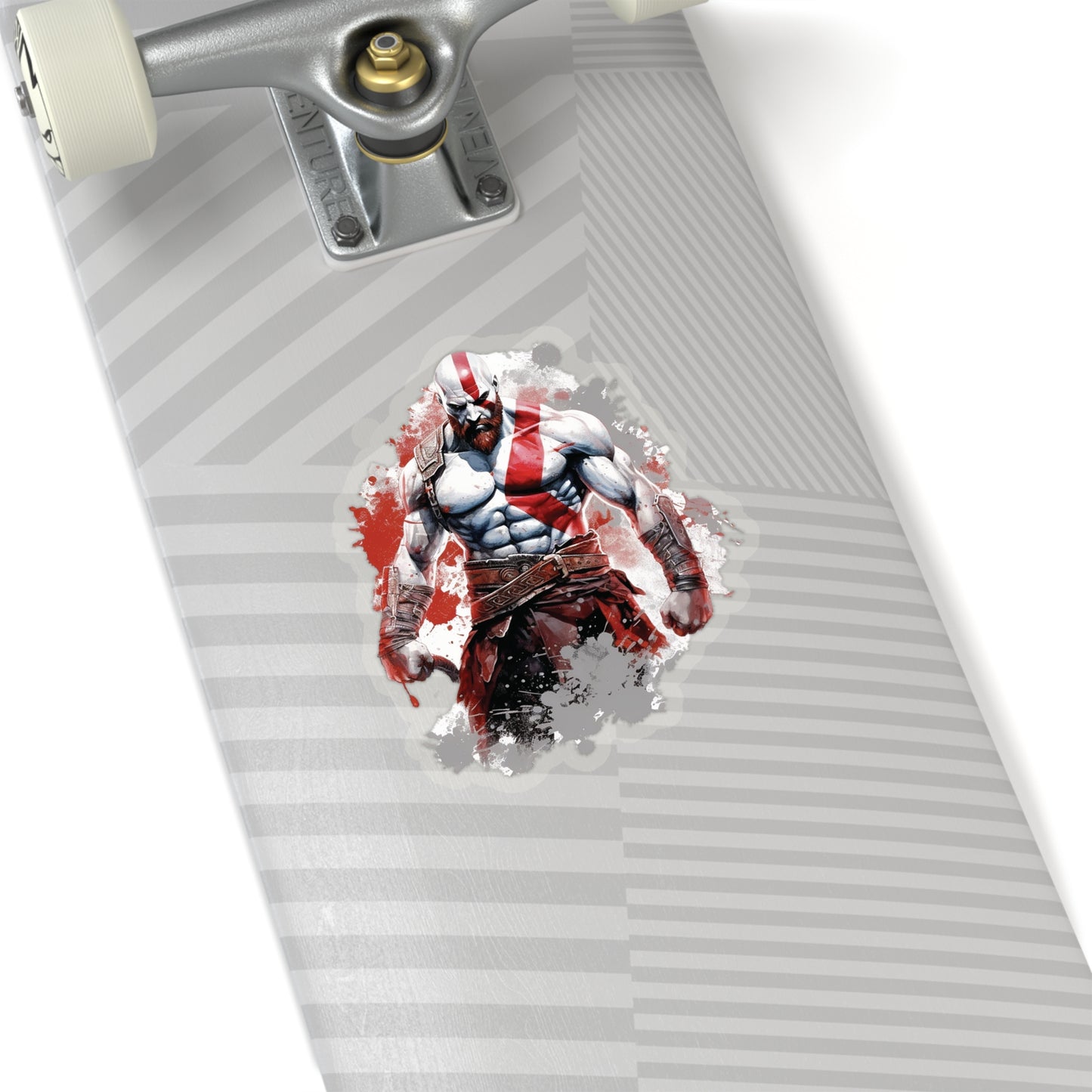 Kratos Sticker - Add a Touch of Artistic Power to Your Accessories - God of War