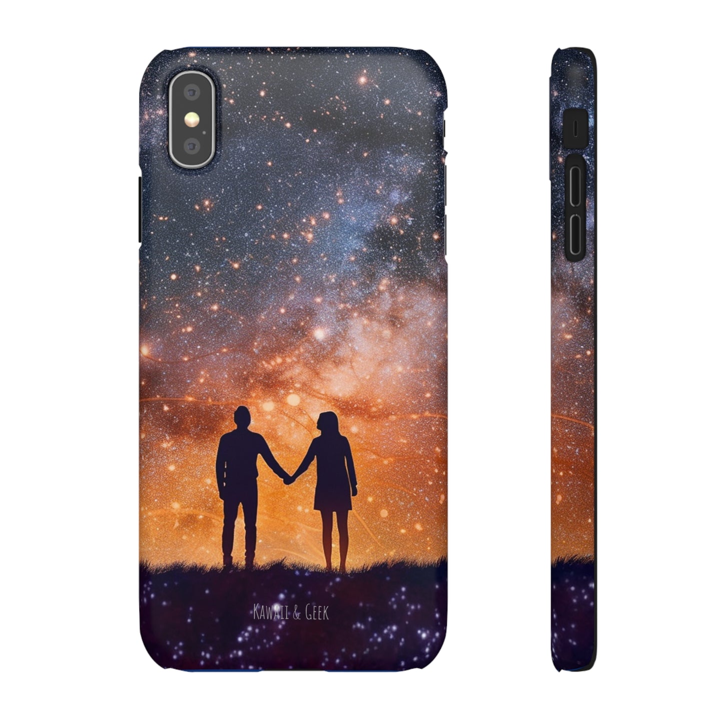 Starry Night Lovers Phone Case - Embrace the Beauty of the Night Sky