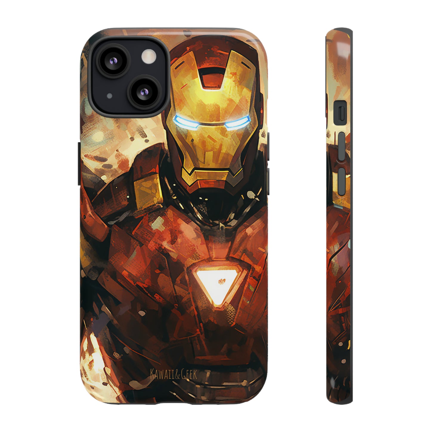 Iron Man Painting Tough Phone Case - Add Some Bold and Unique Style to Your Tech