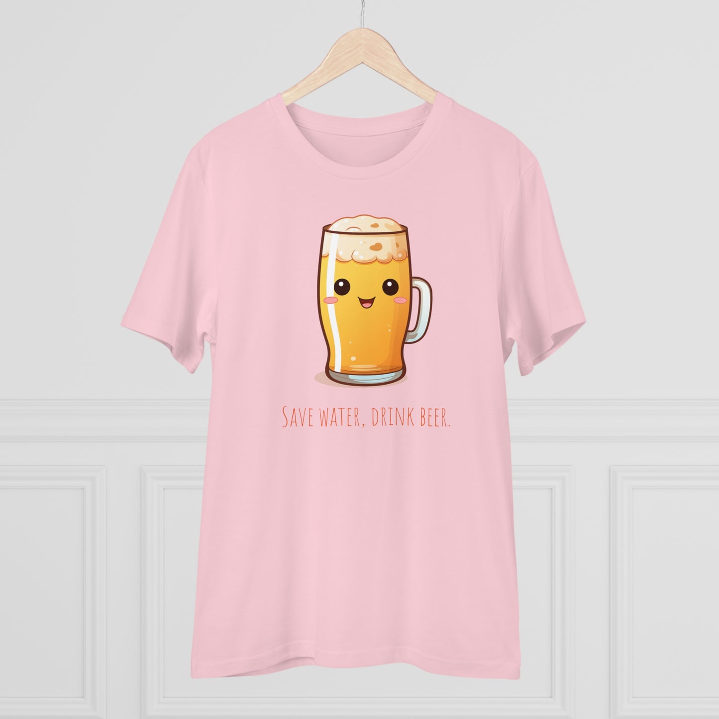 Eco-Friendly Unisex Beer T-Shirt - 'Save Water, Drink Beer'