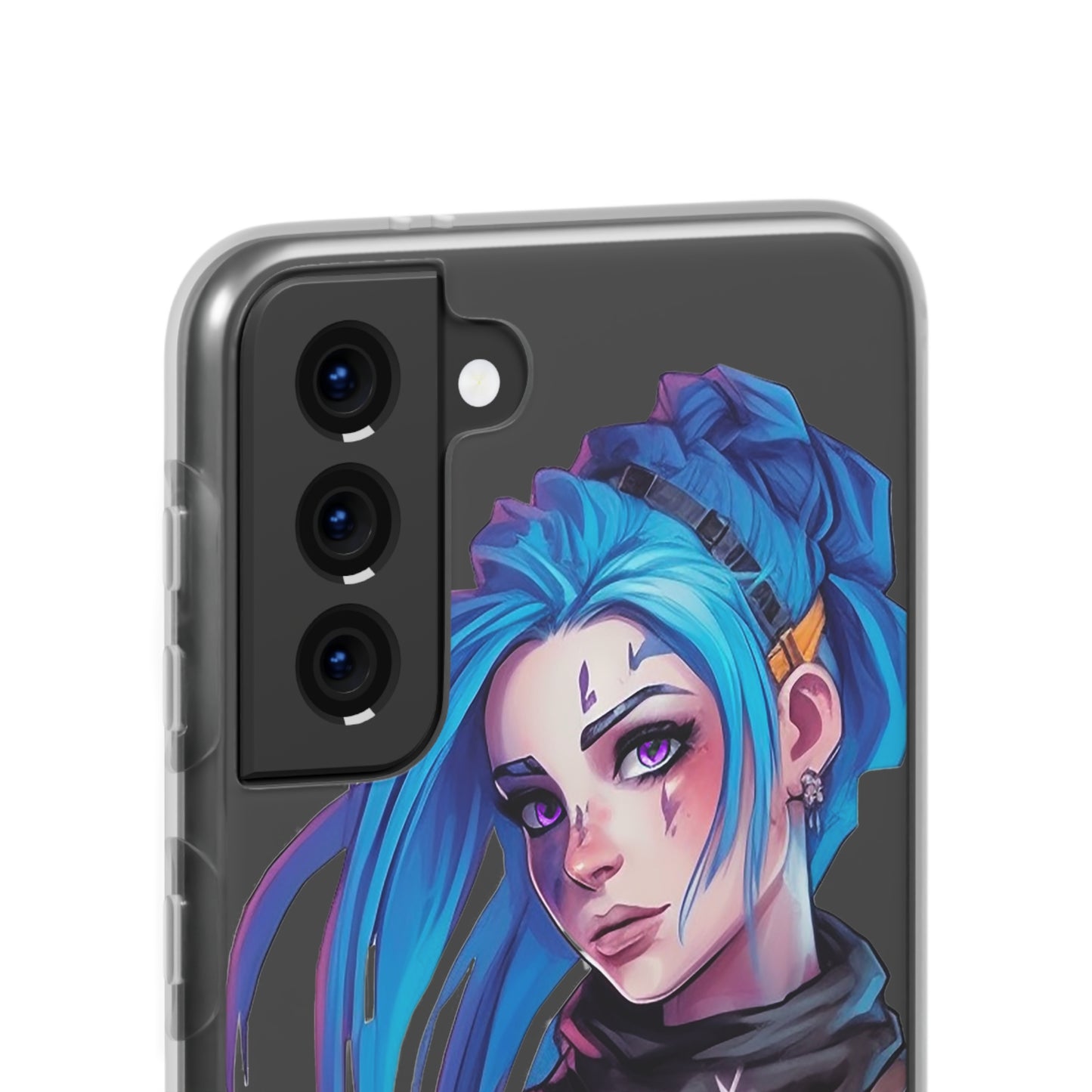 Jinx for Arcane / League of Legends Flexi Phone Case - Add Some Colorful and Gaming Style to Your Phone