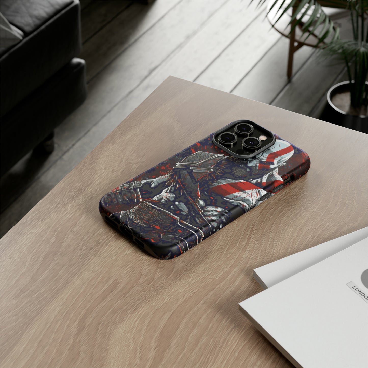 Kratos Tough Phone Case - Unleash the Power of the God of War in Style