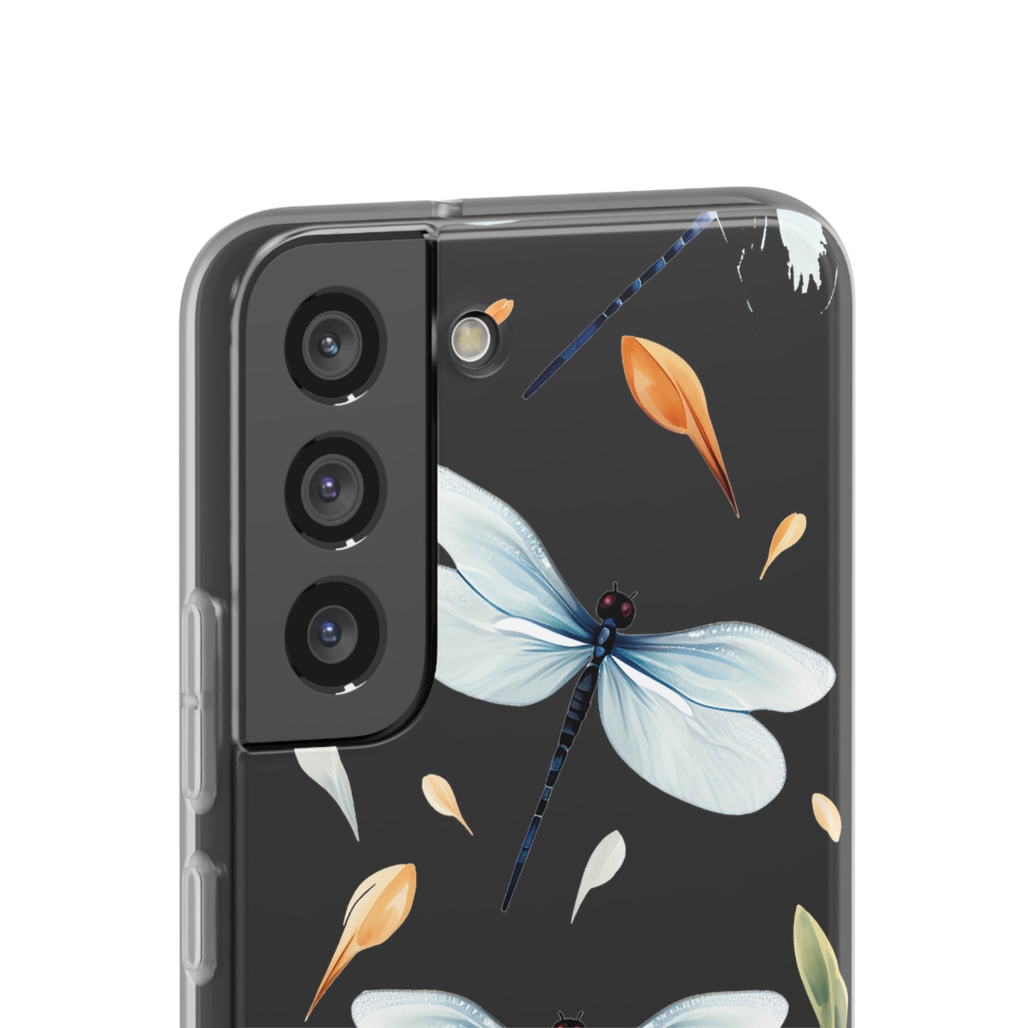 Dragonfly Dreams: Transparent Flexi Phone Case