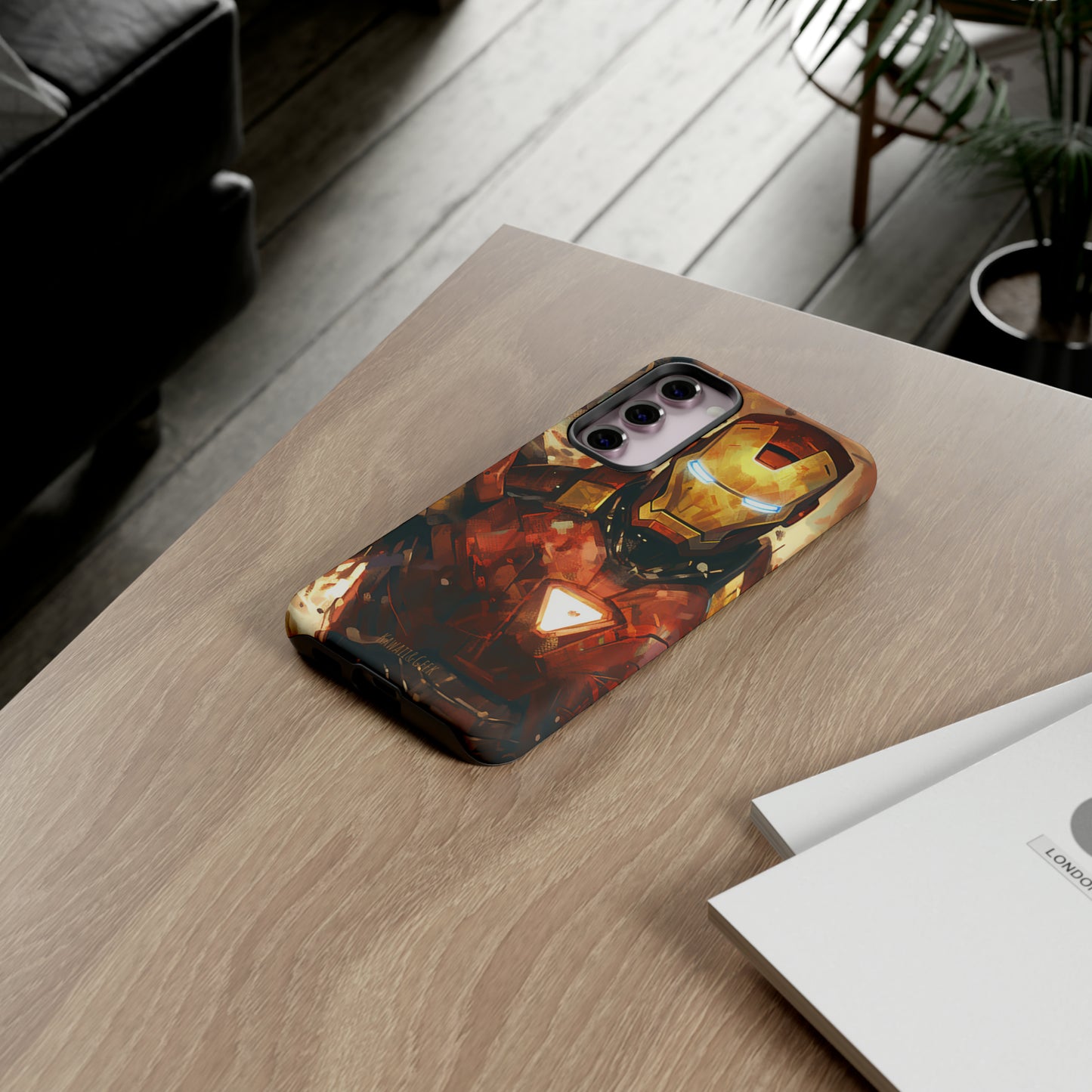 Iron Man Painting Tough Phone Case - Add Some Bold and Unique Style to Your Tech