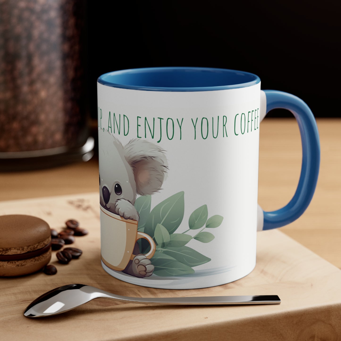 Relaxing Cute Koala Coffee Mug: Take a Break and Enjoy