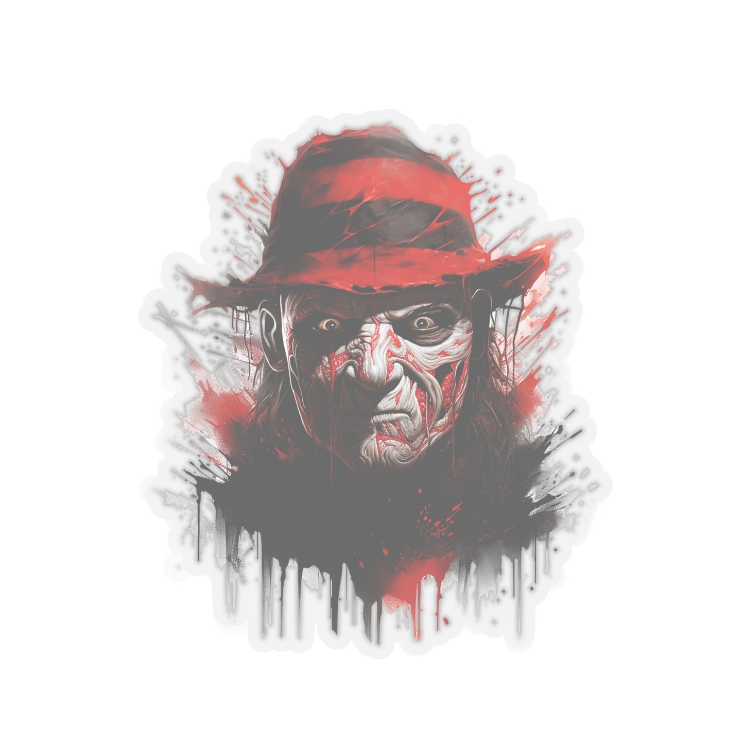 Freddy Kruger sticker - Premium Halloween Sticker