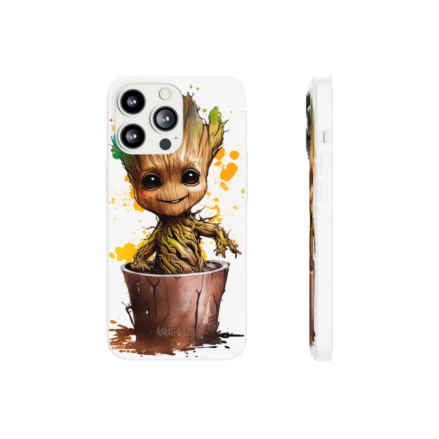 Baby Groot Flexi Phone Case - Add Adorable Charm to Your Device