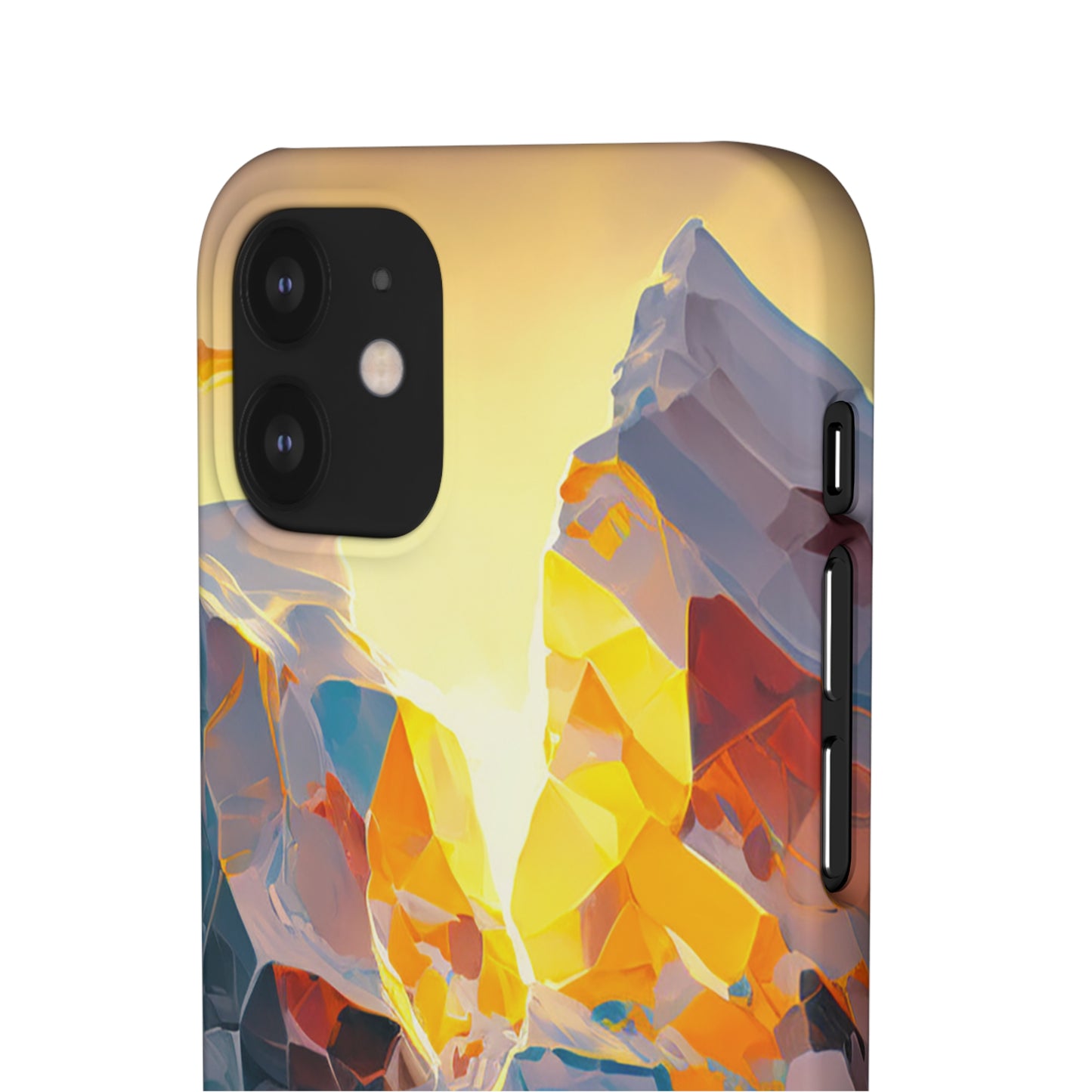 Arctic Landscape and Iceberg at Sunset Phone Case - Capture the Serenity of Nature on Your Device