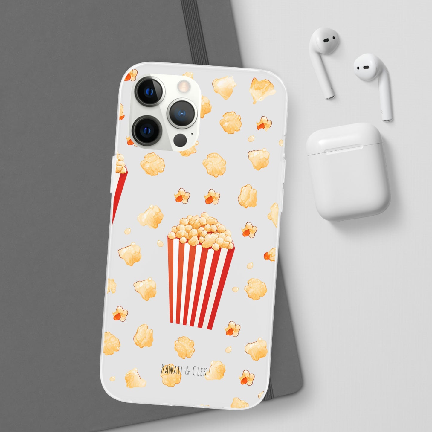 Popcorn Transparent Flexi Phone Case