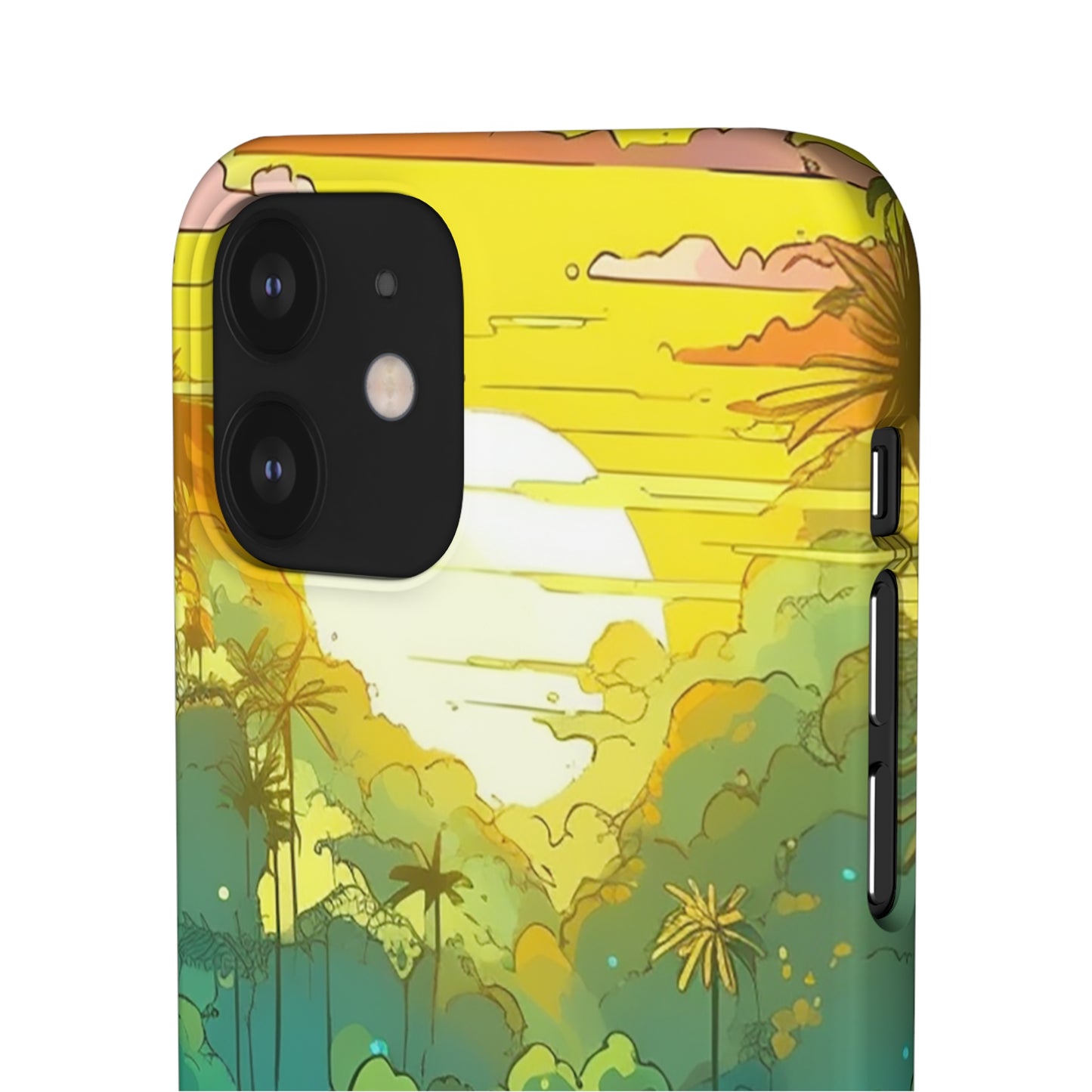 Rainforest at Sunset Phone Case - Capture the Serenity of Nature on Your Device