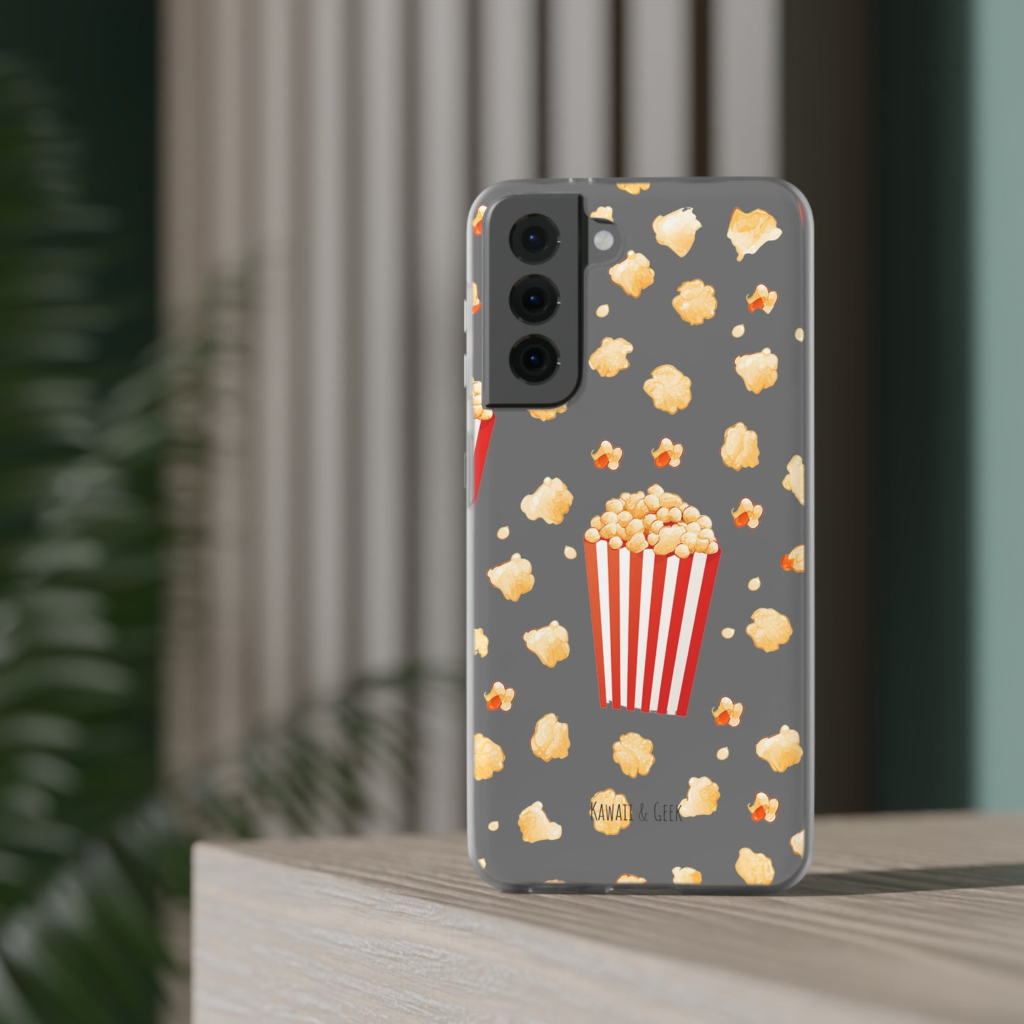 Popcorn Transparent Flexi Phone Case