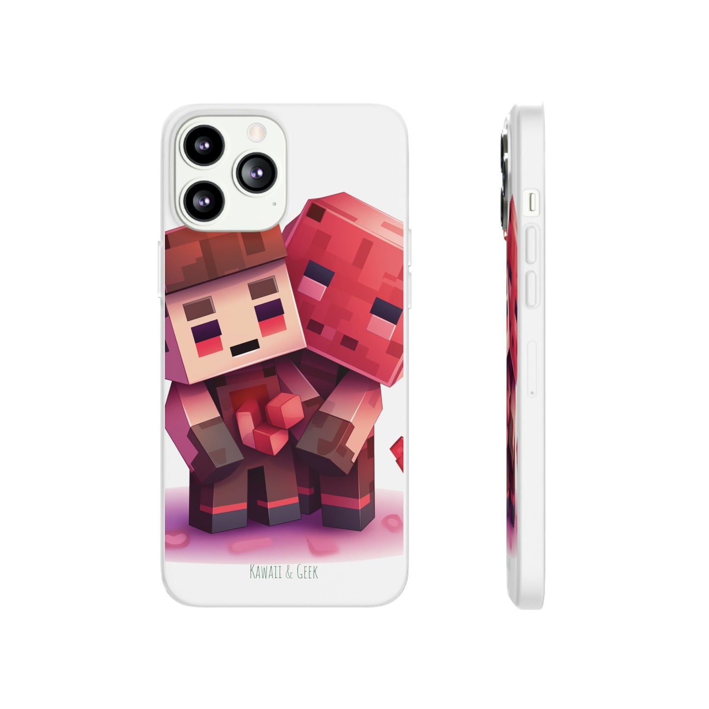 Phone Case - Lovers Minecraft Inspired Design