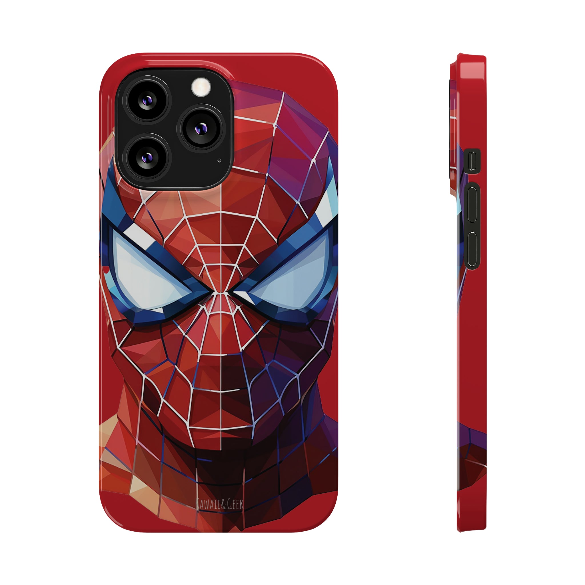 Spider Man Slim Phone Case iPhone 15 compatible Embrace Web