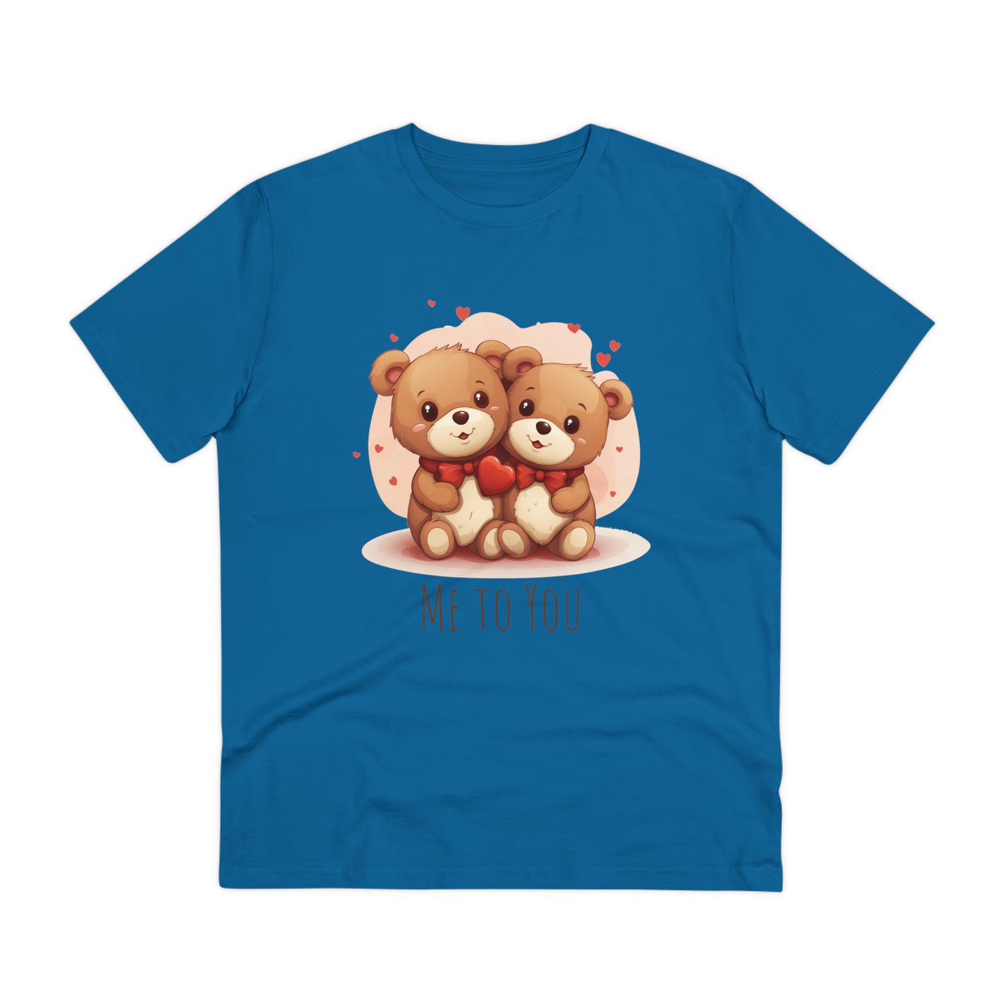 Me to You Teddy Bear Couple Tee - Eco-Friendly Love Shirt - Valentine's Day Special