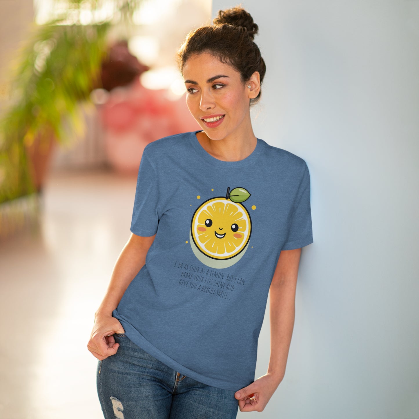 Cute Eco-Friendly Lemon T-Shirt - Brighten Your Day with Citrus Charm !