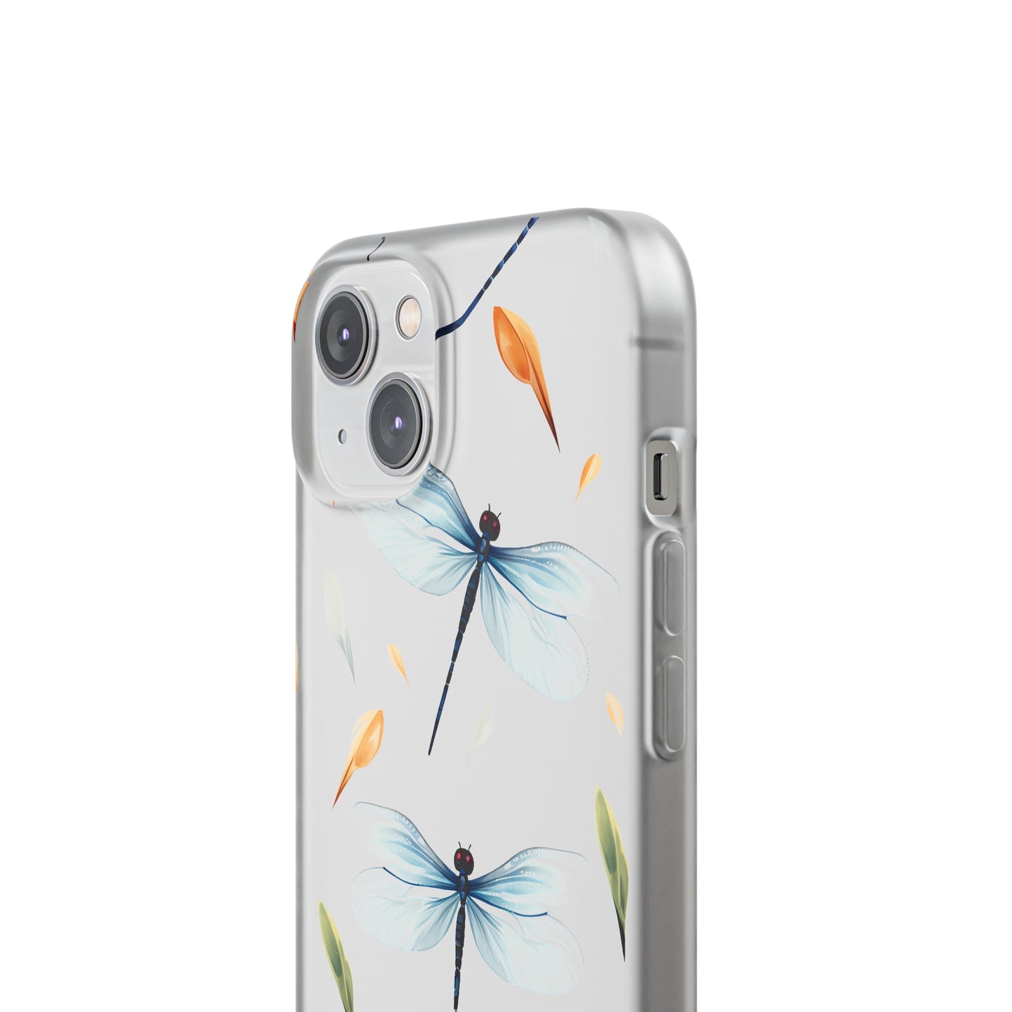 Dragonfly Dreams: Transparent Flexi Phone Case