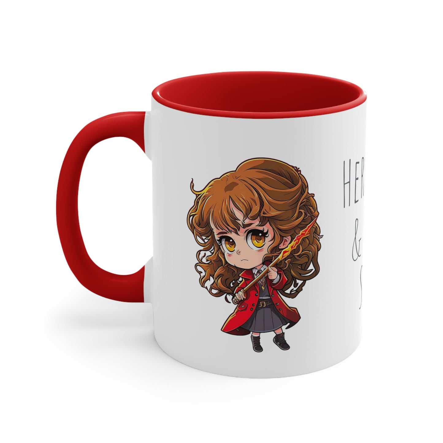 Kawaii Harry Potter & Hermione Bicolor 11oz Mug