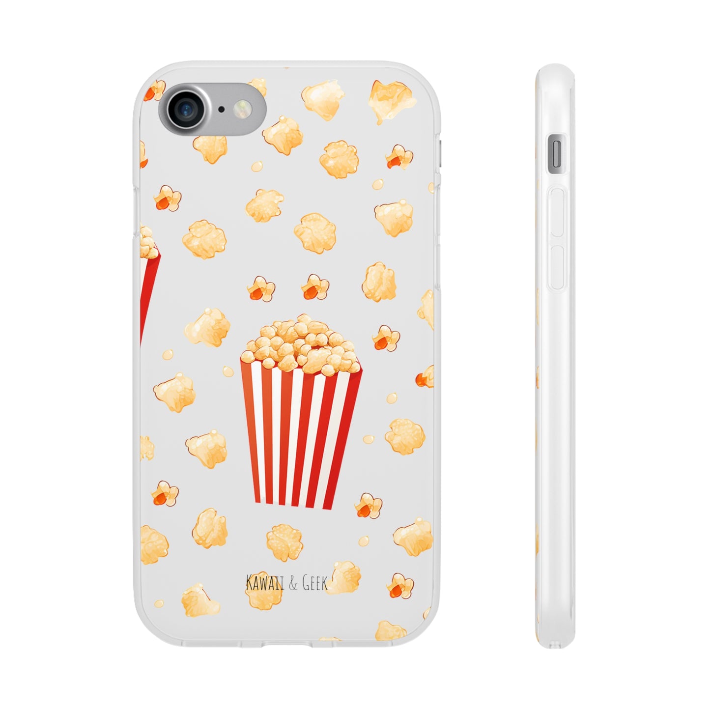 Popcorn Transparent Flexi Phone Case