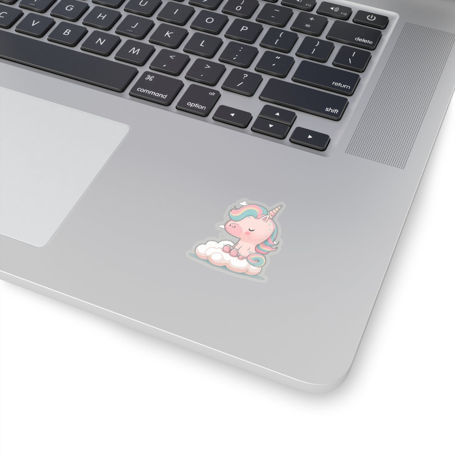 Cute Unicorn Sleeping Sticker - Add Some Whimsy and Fantasy to Your Tech