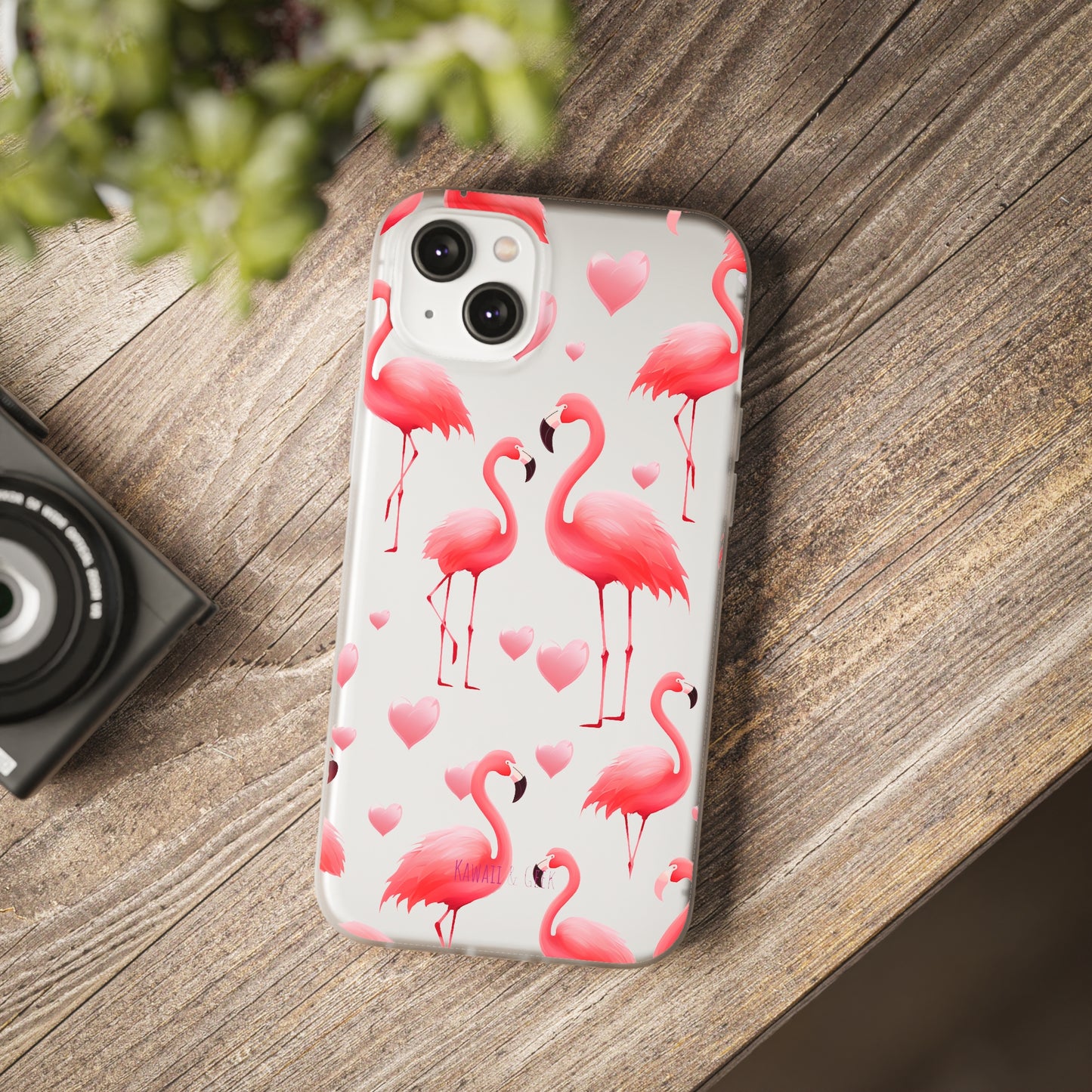 Pink Flamingo Elegance Flexi Phone case