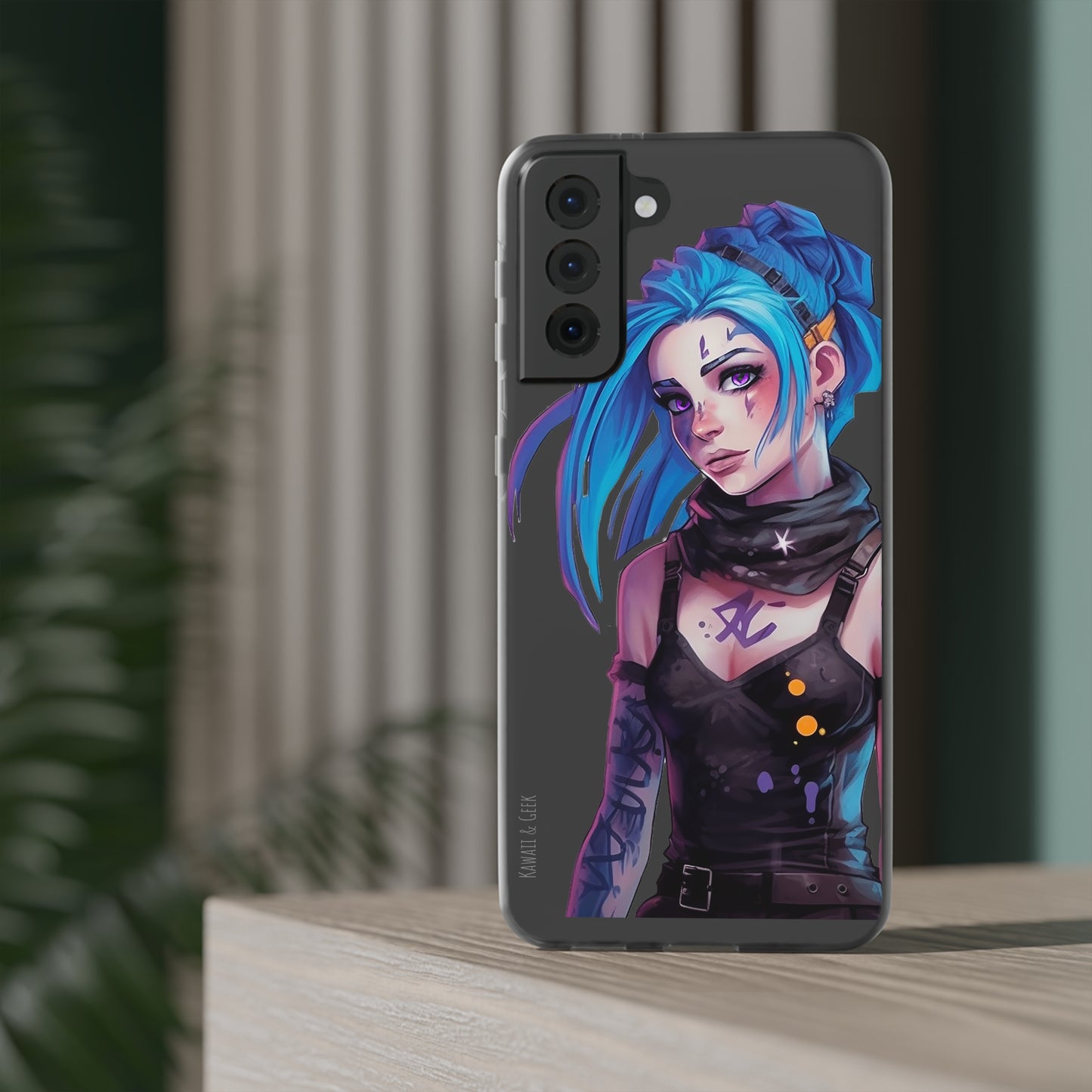 Jinx for Arcane / League of Legends Flexi Phone Case - Add Some Colorful and Gaming Style to Your Phone