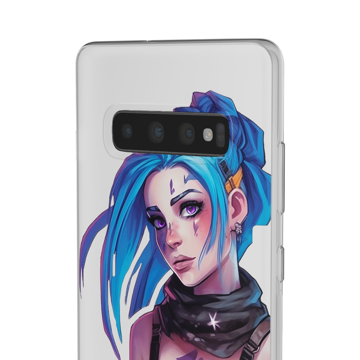 Jinx for Arcane / League of Legends Flexi Phone Case - Add Some Colorful and Gaming Style to Your Phone