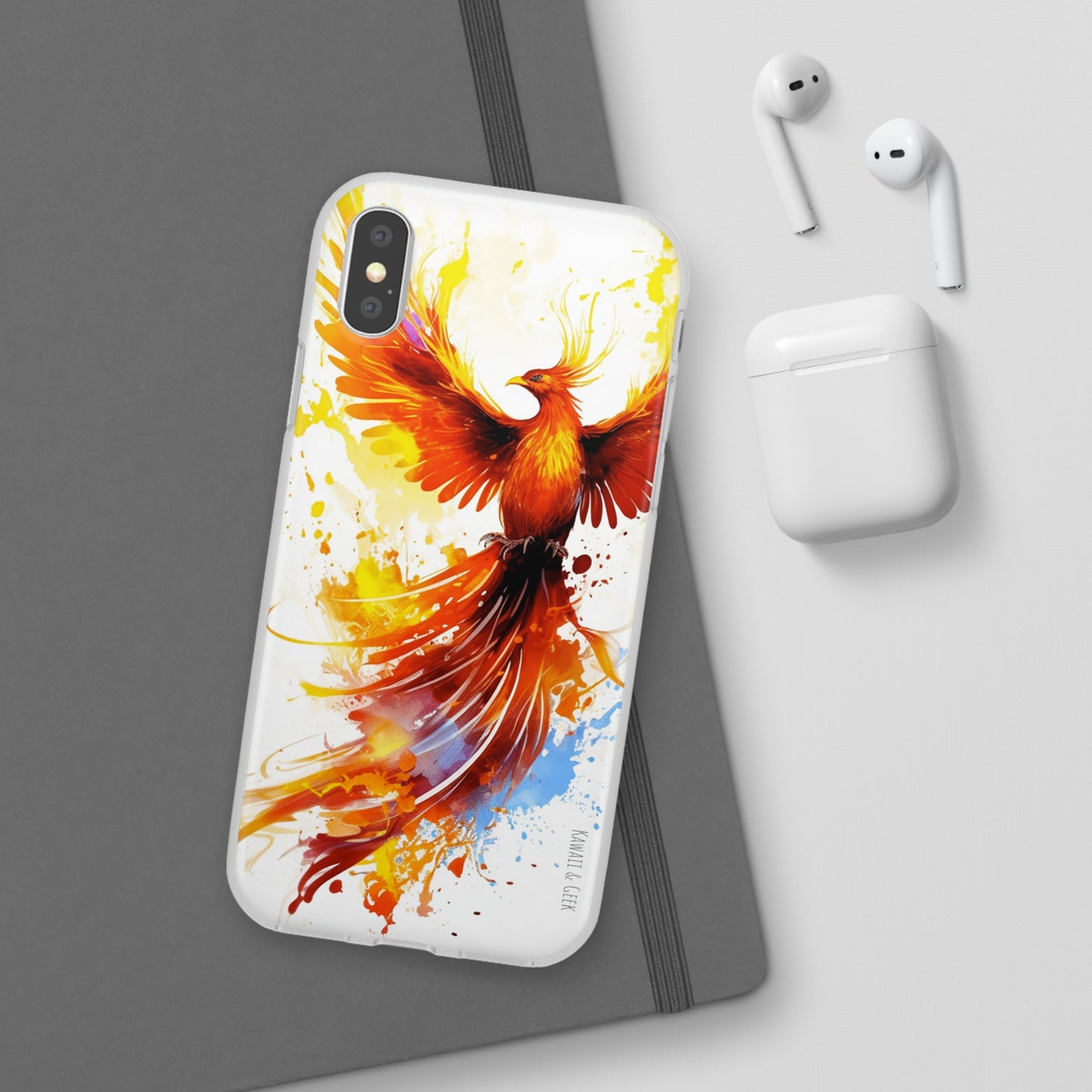 Phoenix Flexi Phone Case - Embrace the Symbol of Rebirth in Style