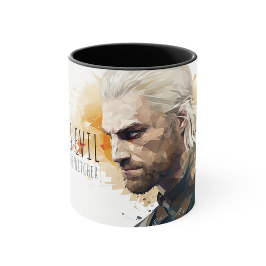 The Witcher Mug - Embrace the Wisdom of 'Evil is Evil'