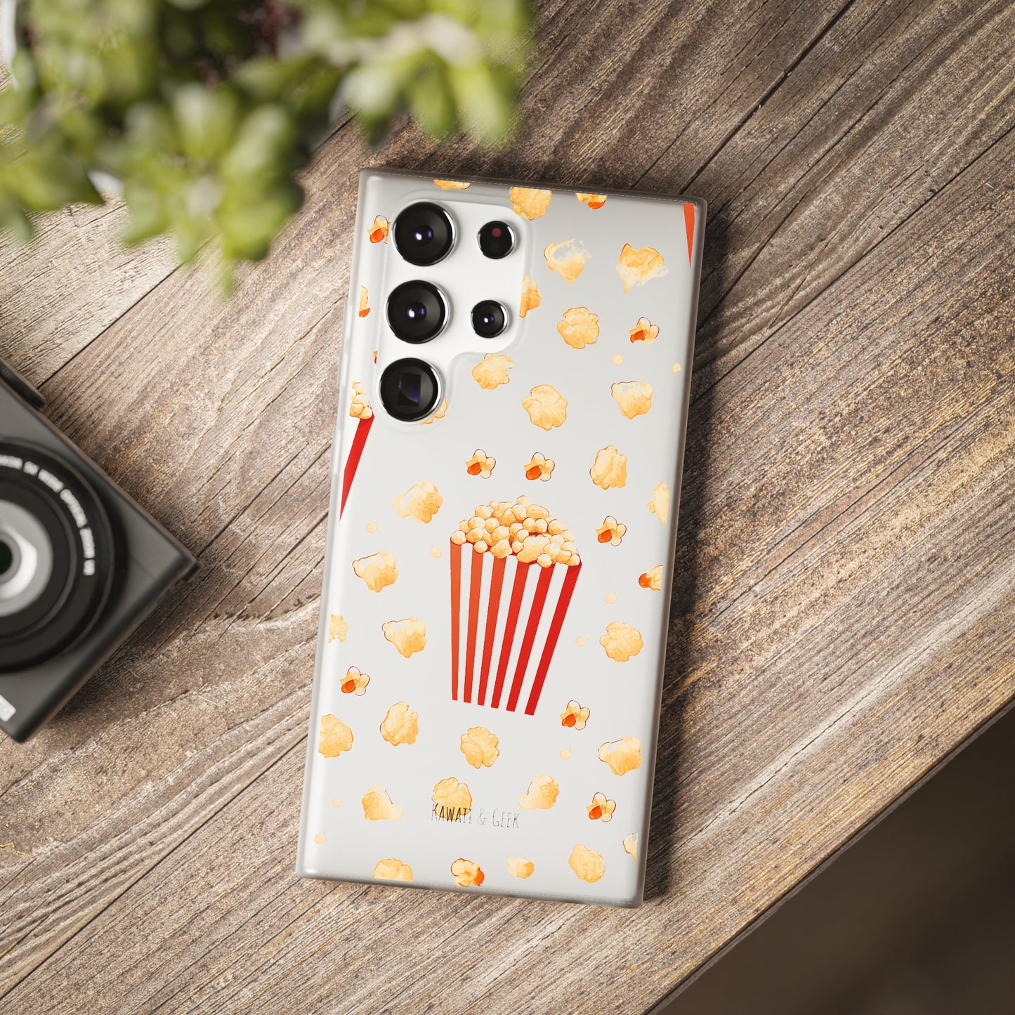 Popcorn Transparent Flexi Phone Case