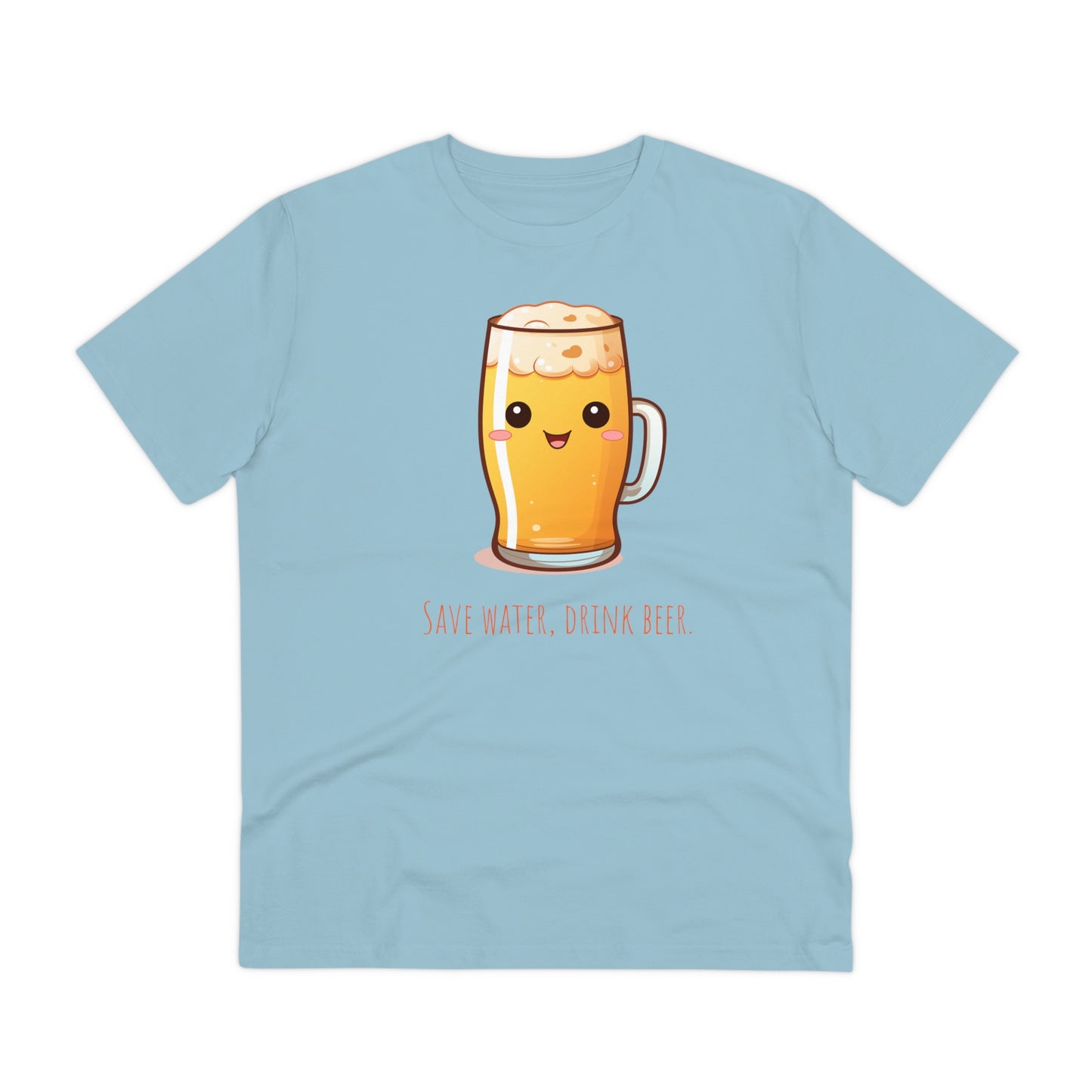 Eco-Friendly Unisex Beer T-Shirt - 'Save Water, Drink Beer'