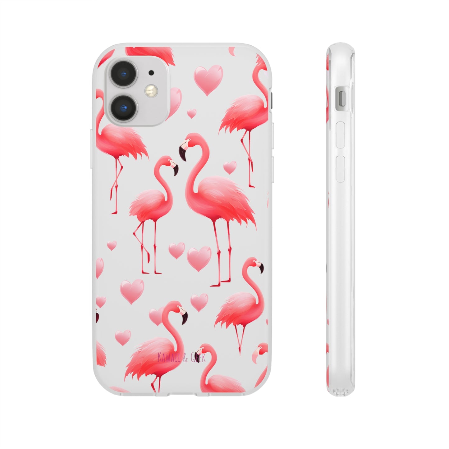 Pink Flamingo Elegance Flexi Phone case