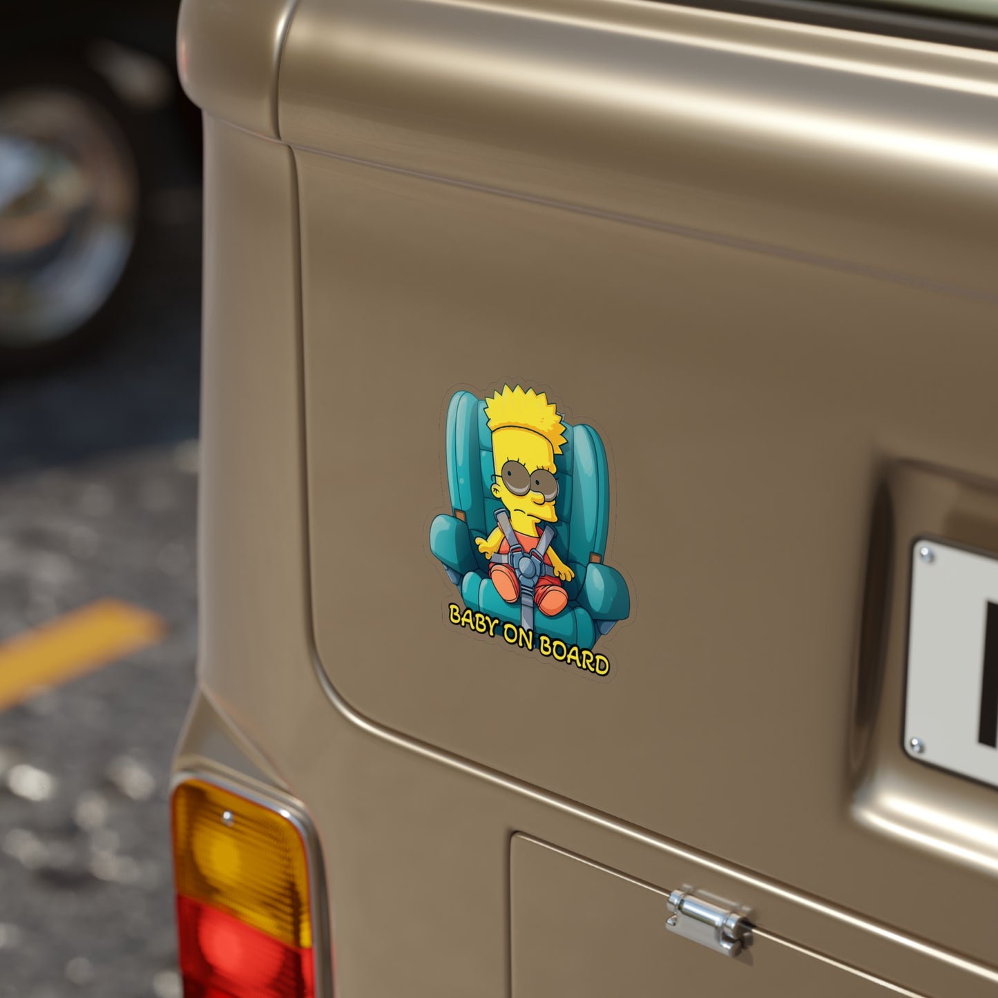 Baby on Board Car Sticker - Simpson - Adventure Awaits