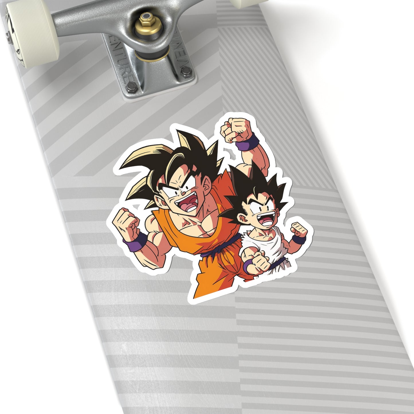 San Goku Sticker - Add Some Joyful and Nostalgic Style to Your Tech - Draon Ball