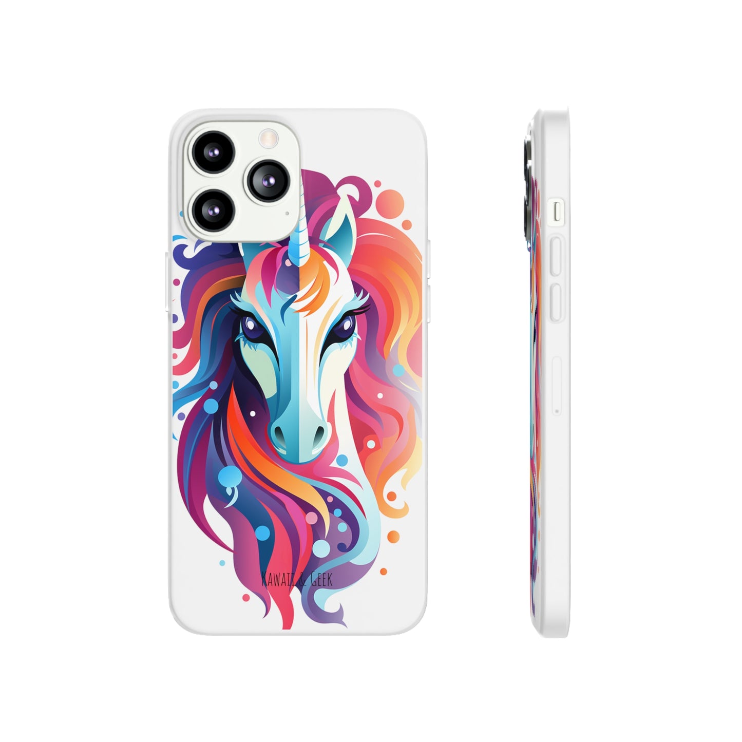 Ink Unicorn Flexi Transparent Phone Case