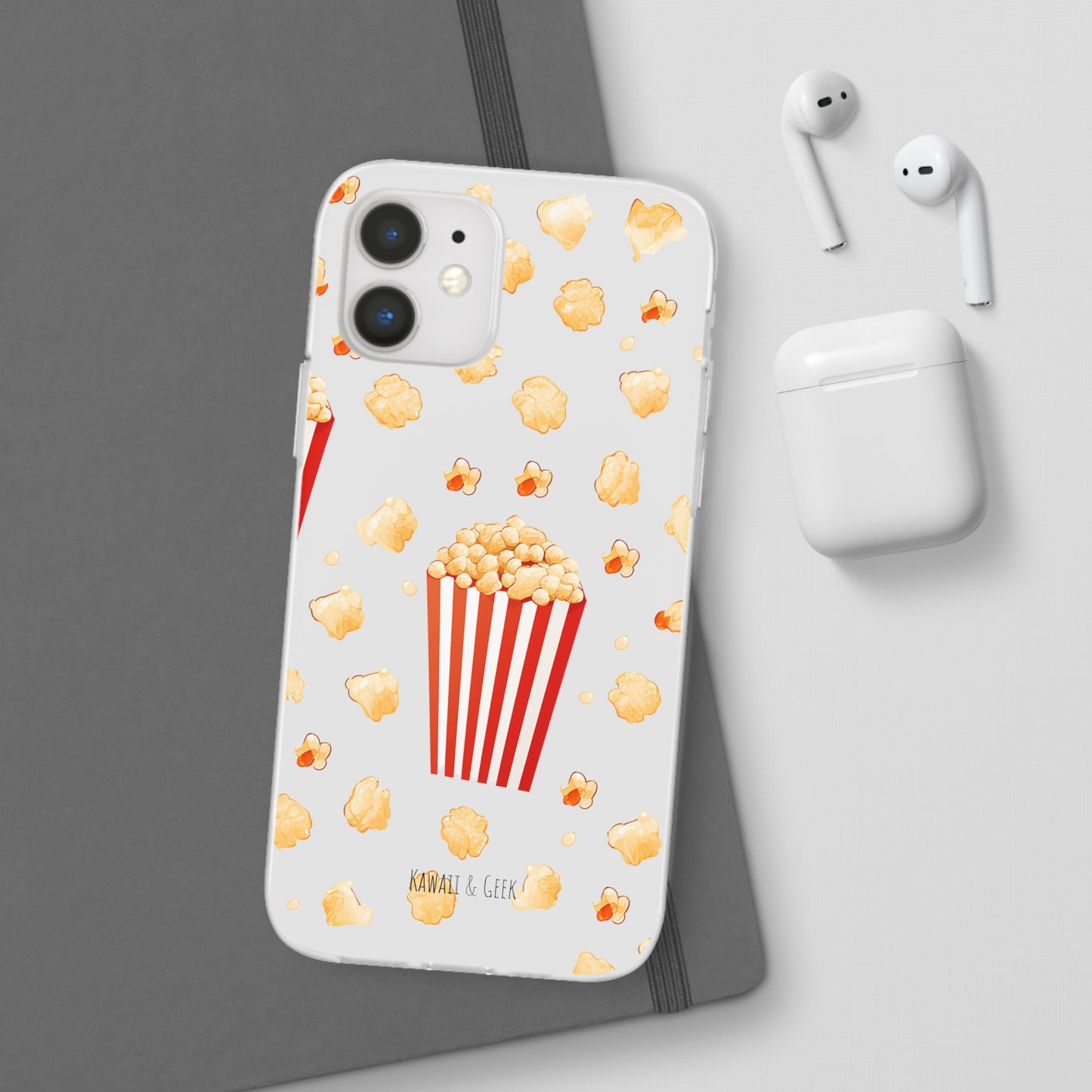 Popcorn Transparent Flexi Phone Case