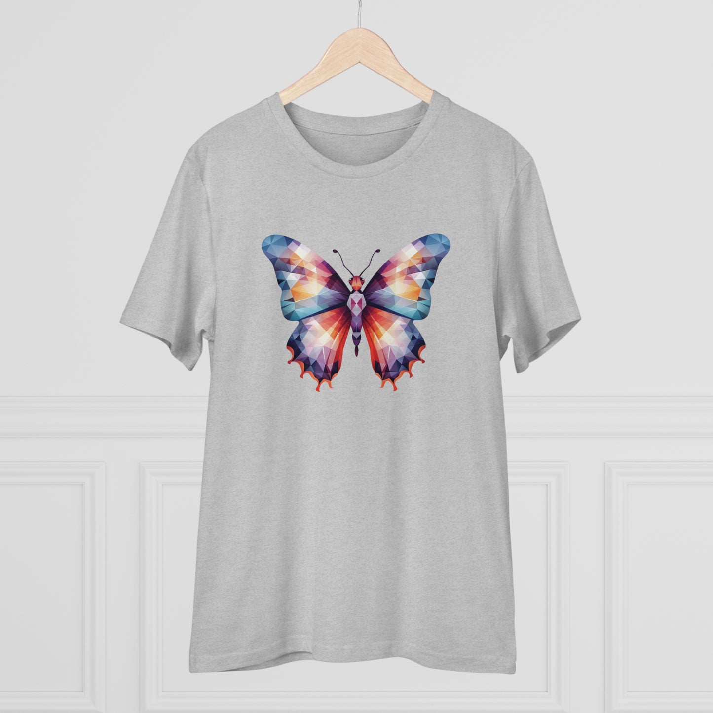 Butterfly Polygonal T-Shirt - Embrace Vibrant Transformation