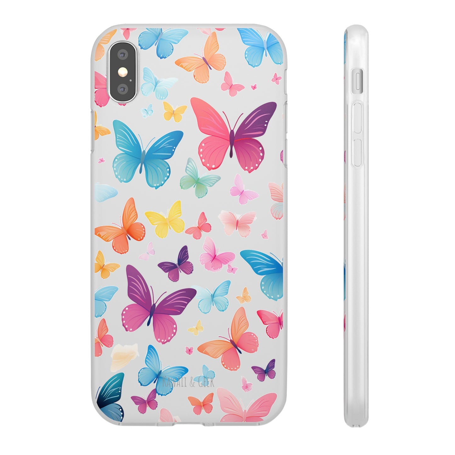 Charming Butterflies Flexi Transparent Phone Case