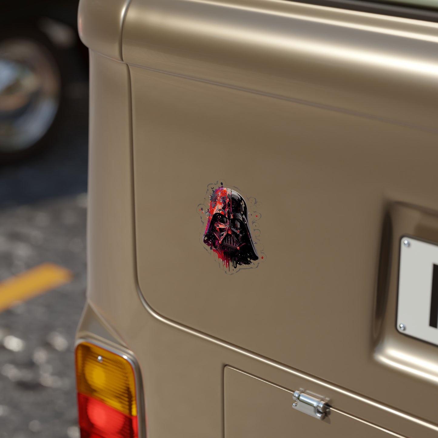 Darth Vader Outdoor Sticker - Red Edition - Add Some Dark Side Style to Your Tech