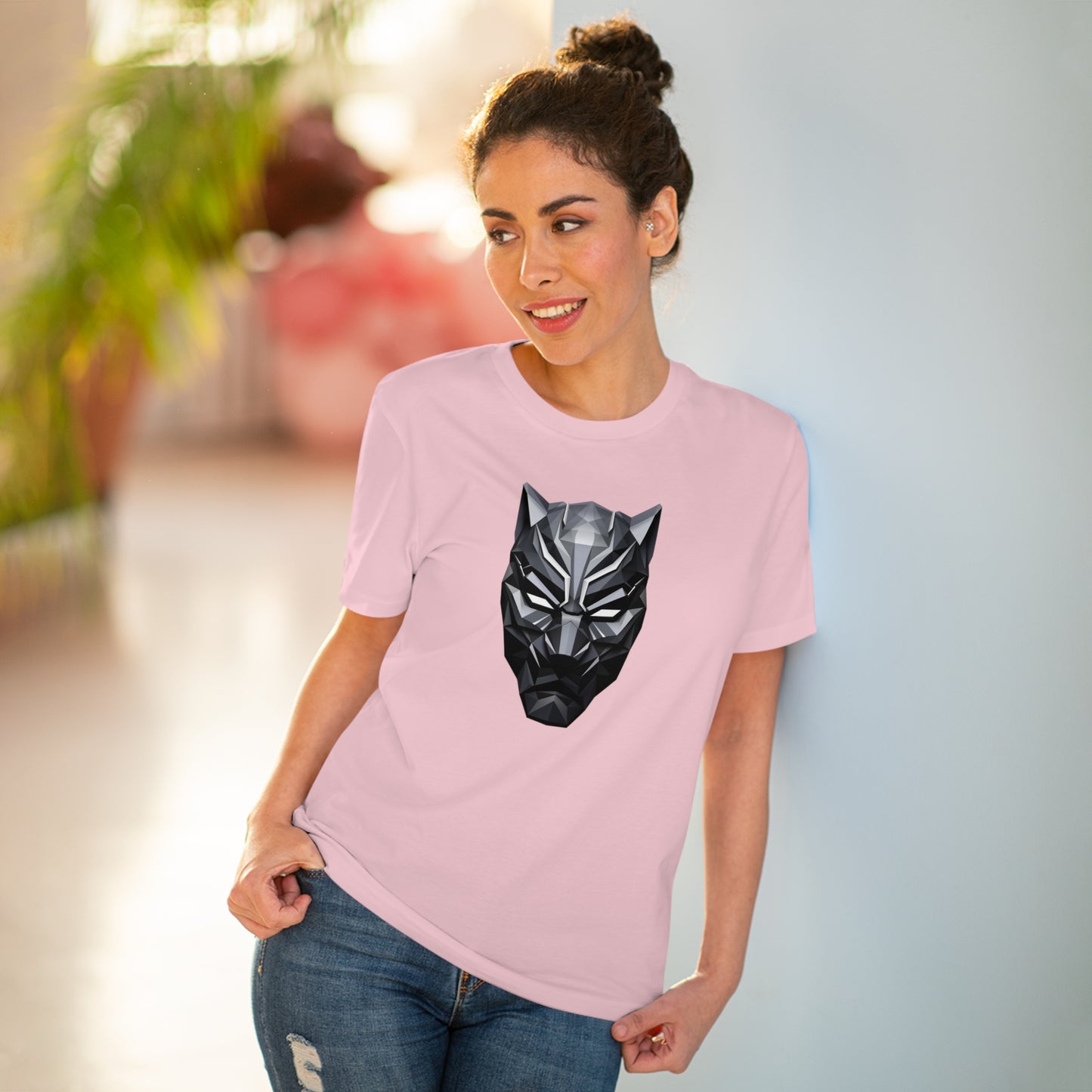 Black Panther Polygonal T-Shirt - Embrace Wakandan Vibes