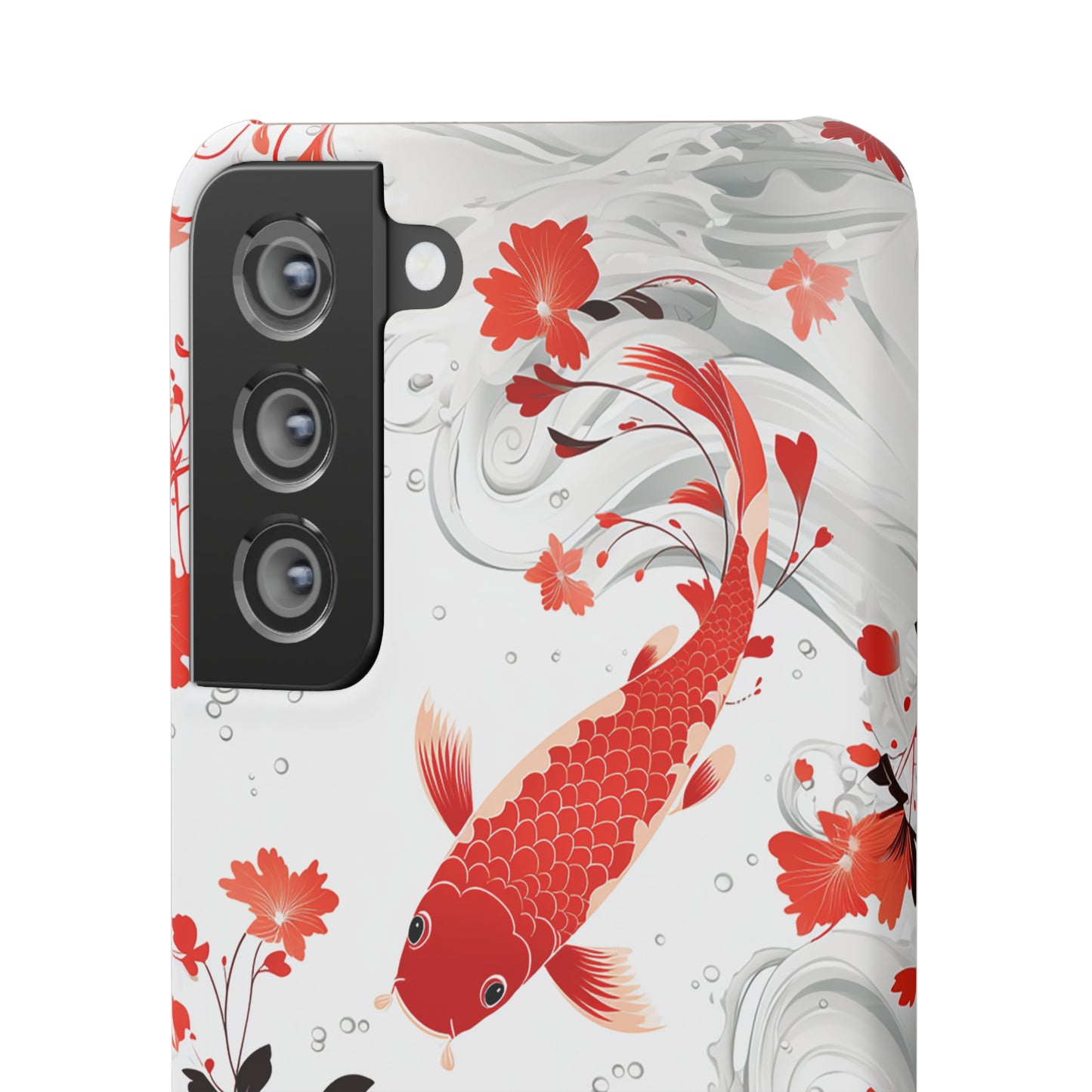 Elegant Koi: Premium Japanese Fish Phone Case