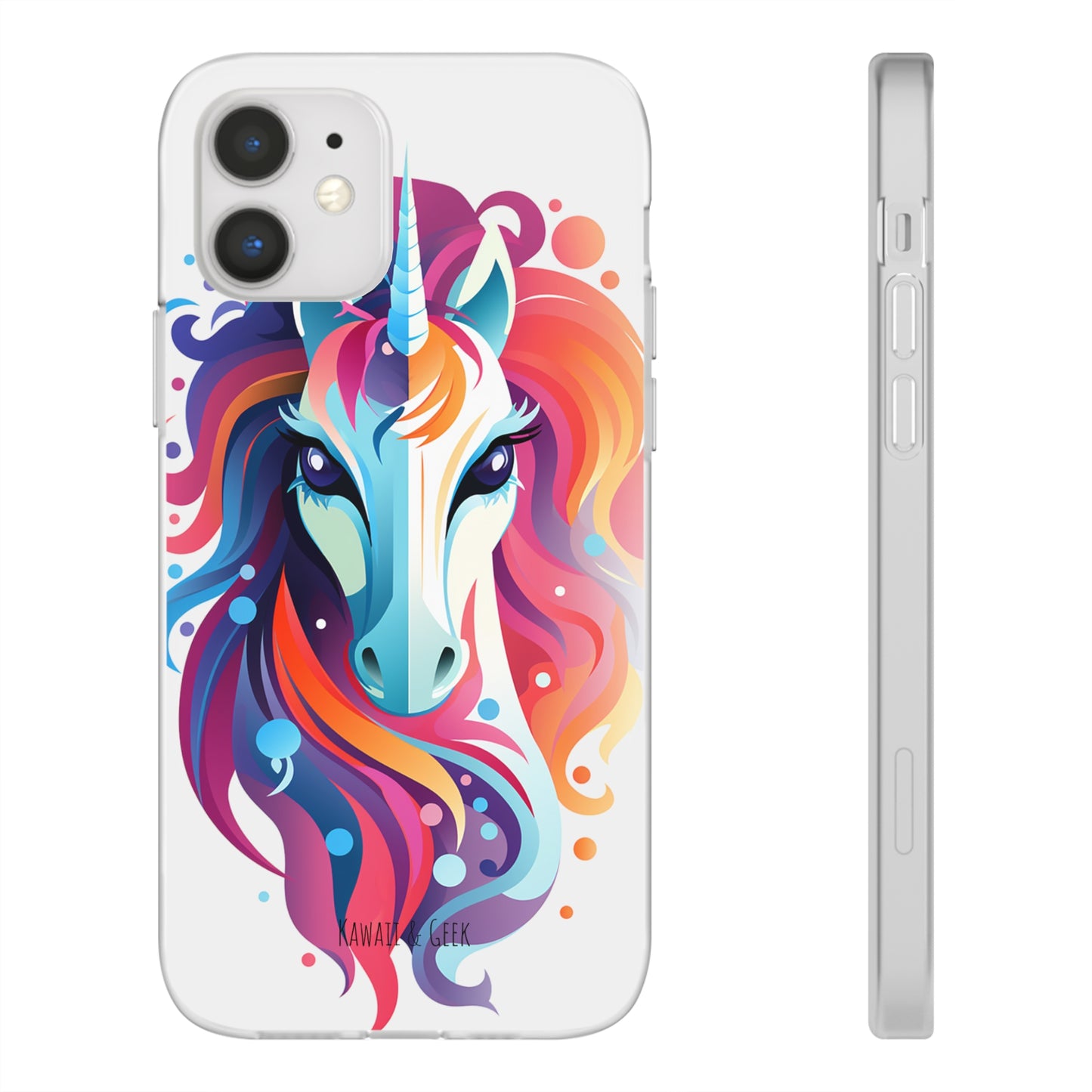 Ink Unicorn Flexi Transparent Phone Case