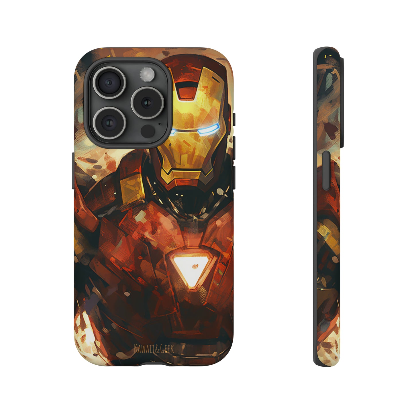 Iron Man Painting Tough Phone Case - Add Some Bold and Unique Style to Your Tech