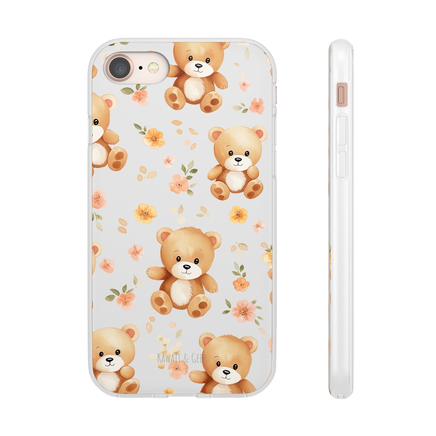 Teddy Delight: Flexi and semi-Transparent Phone Case