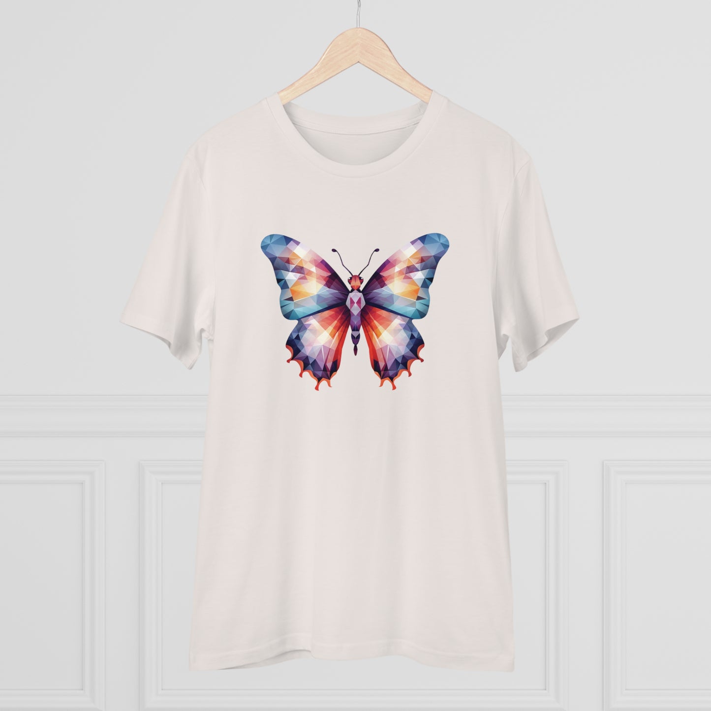 Butterfly Polygonal T-Shirt - Embrace Vibrant Transformation