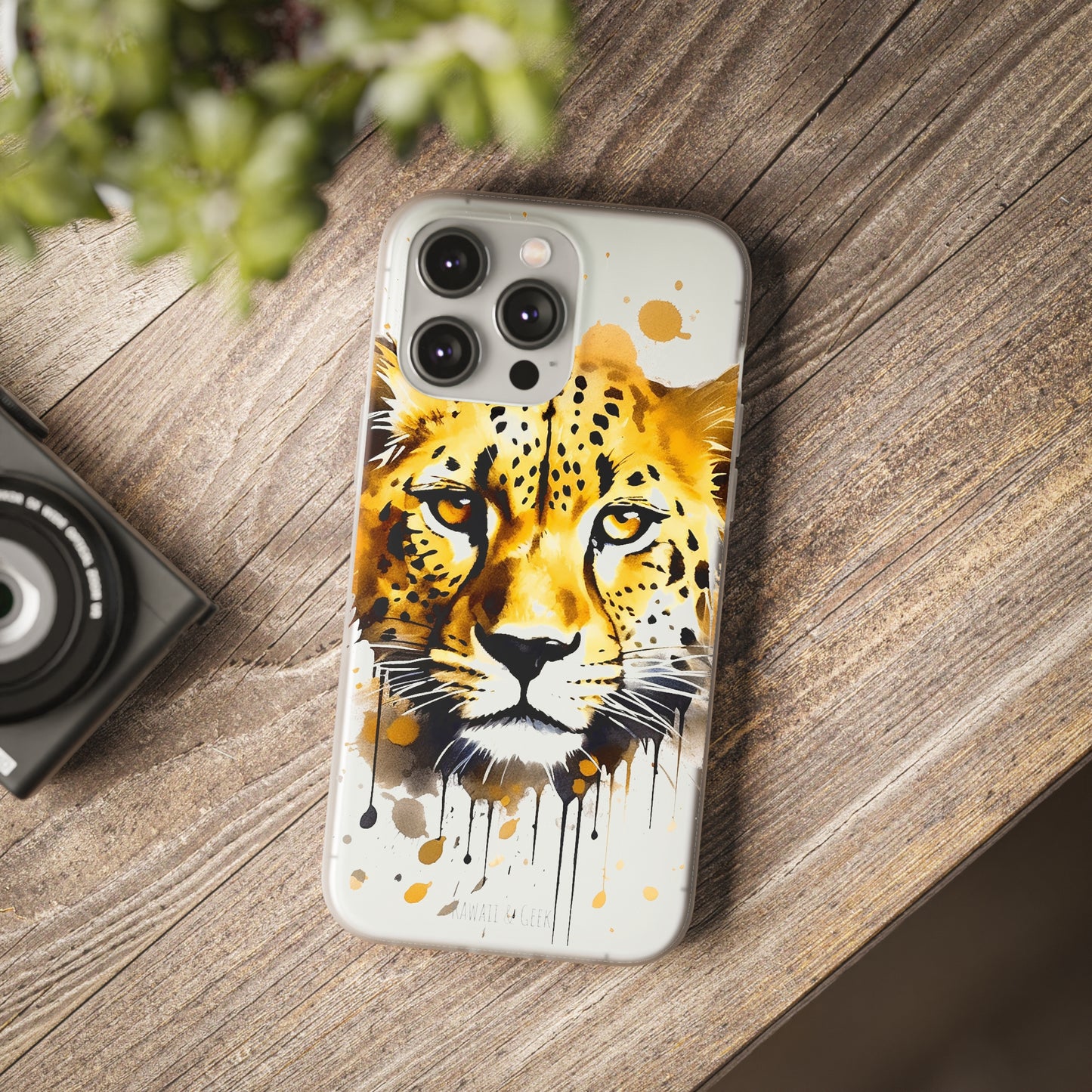 Cheetah Flexi Phone Case - Add a Touch of Elegance and Style to Your Device