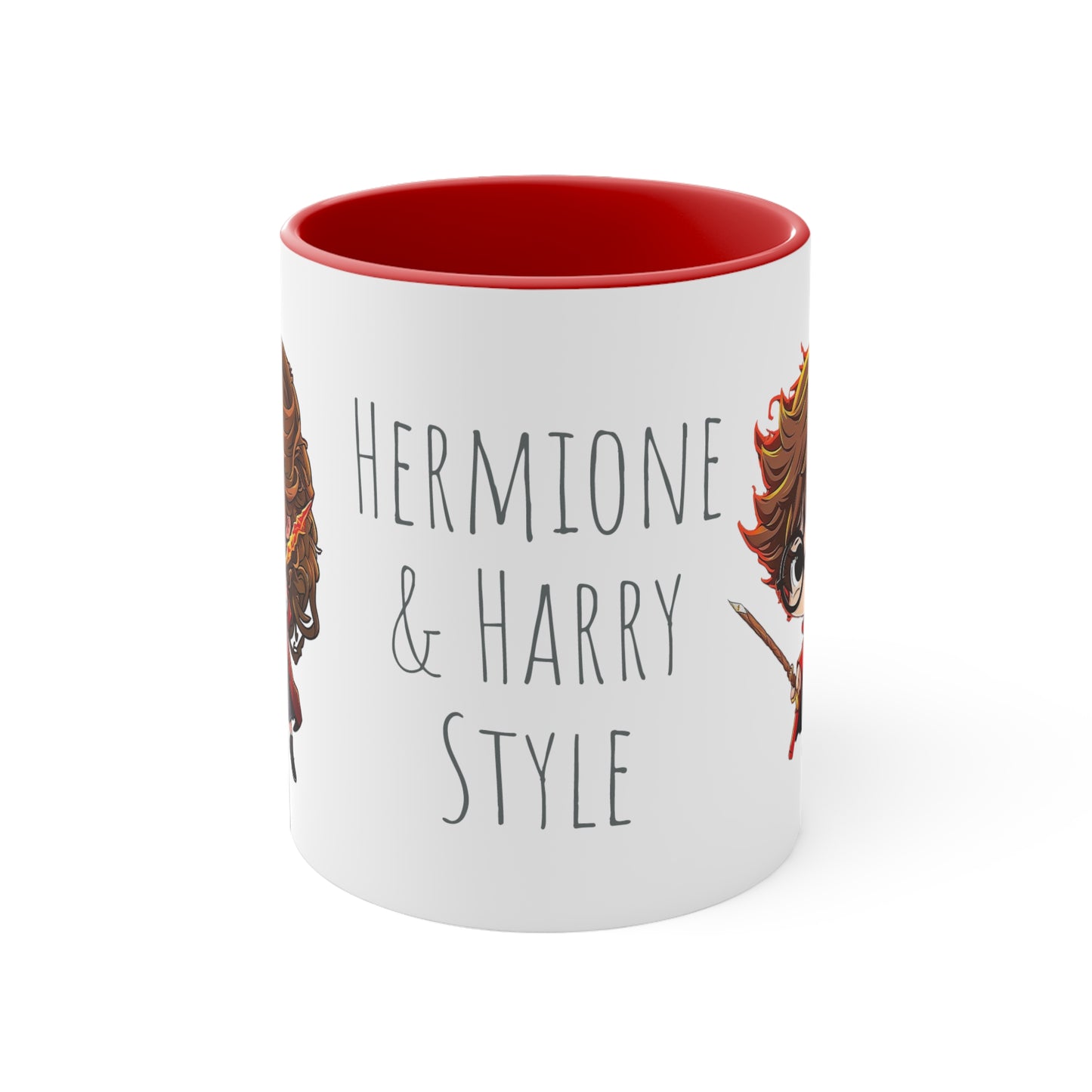 Kawaii Harry Potter & Hermione Bicolor 11oz Mug