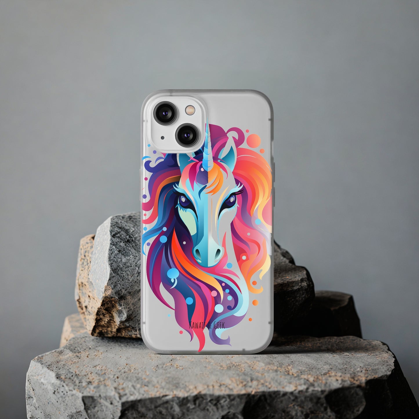 Ink Unicorn Flexi Transparent Phone Case